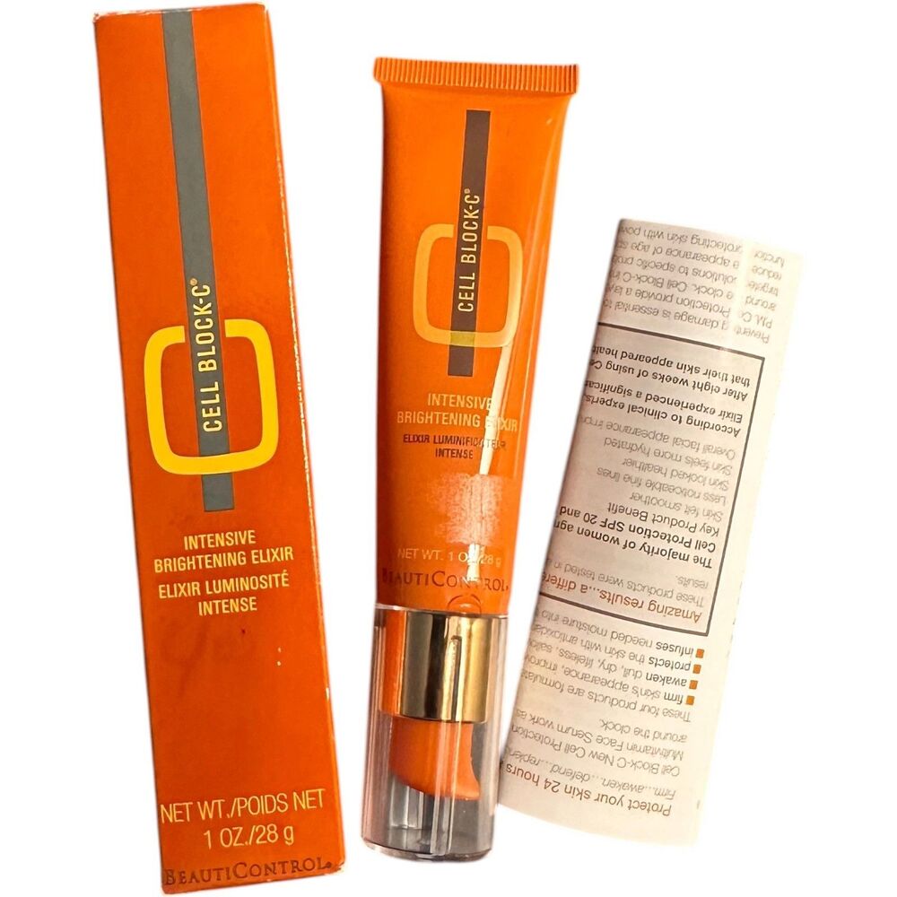 BeautiControl Cell Block-C Intensive Brightening Elixir 1 oz NEW Discontinued